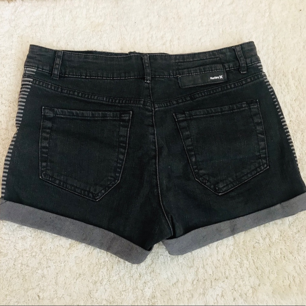Hurley Cuffed Denim Shorts